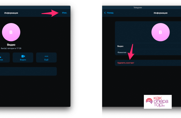 Как удалить контакты в Телеграм